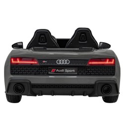 Audi spyder r8 lift szary pojazd dla dzieci