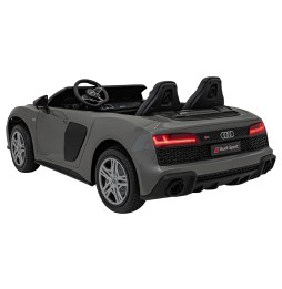 Audi spyder r8 lift szary pojazd dla dzieci