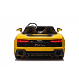 Audi Spyder R8 LIFT - żółty pojazd zabawkowy dla dzieci