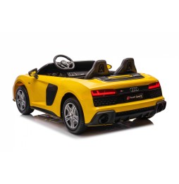 Audi Spyder R8 LIFT - żółty pojazd zabawkowy dla dzieci