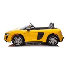 Audi Spyder R8 LIFT - żółty pojazd zabawkowy dla dzieci