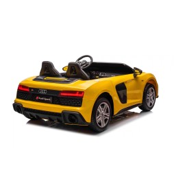 Audi Spyder R8 LIFT - żółty pojazd zabawkowy dla dzieci