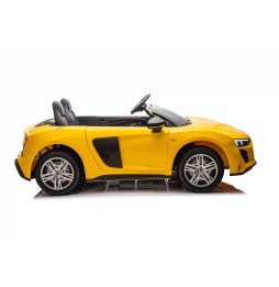 Audi Spyder R8 LIFT - żółty pojazd zabawkowy dla dzieci