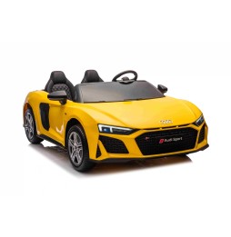 Audi Spyder R8 LIFT - żółty pojazd zabawkowy dla dzieci