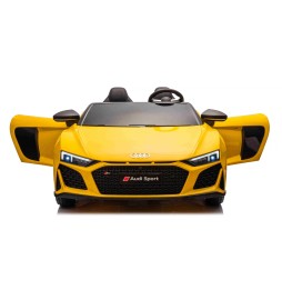 Audi Spyder R8 LIFT - żółty pojazd zabawkowy dla dzieci