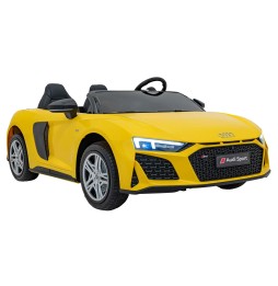 Audi Spyder R8 LIFT - żółty pojazd zabawkowy dla dzieci