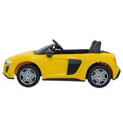 Audi Spyder R8 LIFT - żółty pojazd zabawkowy dla dzieci