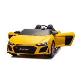 Audi Spyder R8 LIFT - żółty pojazd zabawkowy dla dzieci