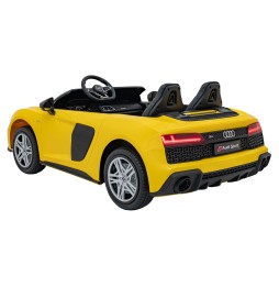 Audi Spyder R8 LIFT - żółty pojazd zabawkowy dla dzieci