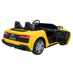 Audi Spyder R8 LIFT - żółty pojazd zabawkowy dla dzieci