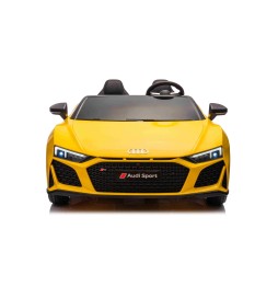 Audi Spyder R8 LIFT - żółty pojazd zabawkowy dla dzieci