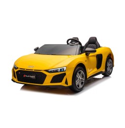 Audi Spyder R8 LIFT - żółty pojazd zabawkowy dla dzieci