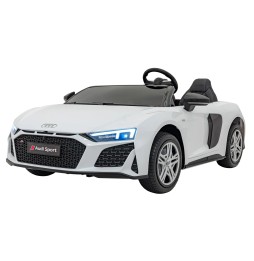 Audi Spyder R8 LIFT STRONG vehicul alb pentru copii