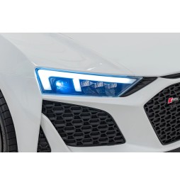 Audi Spyder R8 LIFT STRONG vehicul alb pentru copii