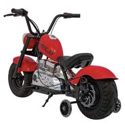 Motorek chopper warrior czerwony dla dzieci - zabawka