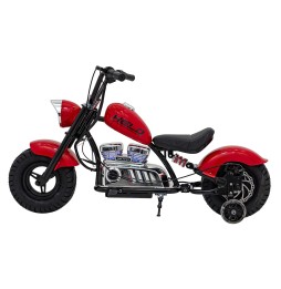 Red Chopper Warrior Motorcycle for Kids