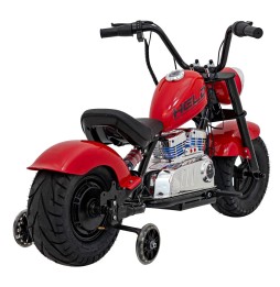 Red Chopper Warrior Motorcycle for Kids