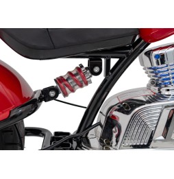 Red Chopper Warrior Motorcycle for Kids