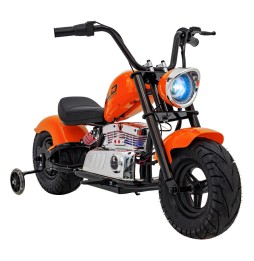 Chopper Warrior Orange Motorcycle for Kids