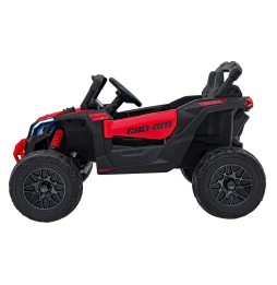 Vehicul ATV CAN-AM Maverick roșu pentru copii