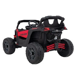 Vehicul ATV CAN-AM Maverick roșu pentru copii