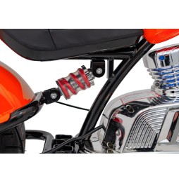 Chopper Warrior Orange Motorcycle for Kids