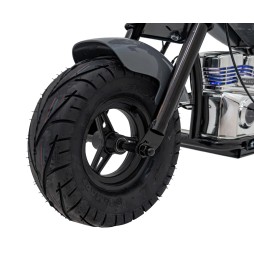 Gray Chopper Warrior Motorcycle for Kids with MP3