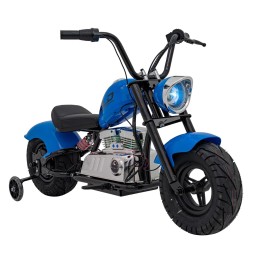 Blue Chopper Warrior Motorcycle for Kids