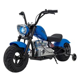 Blue Chopper Warrior Motorcycle for Kids