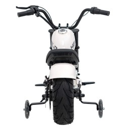 White Chopper Warrior Motorcycle for Kids