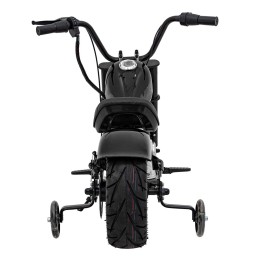 Motocicleta chopper warrior neagră pentru copii - 350W