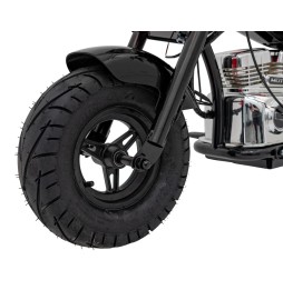 Motocicleta chopper warrior neagră pentru copii - 350W