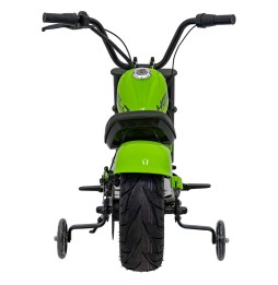 Motocicletă chopper warrior verde pentru copii