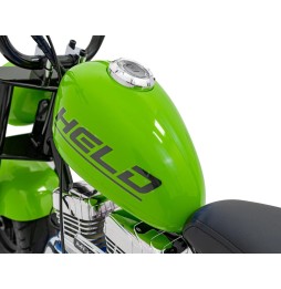 Motocicletă chopper warrior verde pentru copii