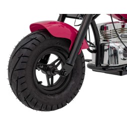 Motocicletă chopper warrior roz cu panou audio