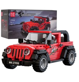 Red Toy Car Building Blocks Set 414 Pieces