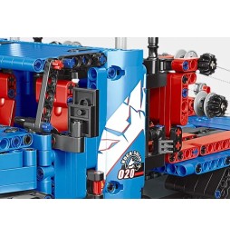 RC Truck Building Set 1064 Pieces Blue