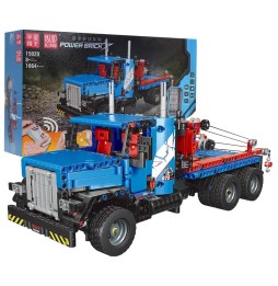 RC Truck Building Set 1064 Pieces Blue