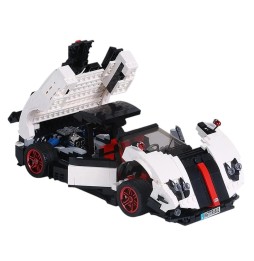 Sports Car Building Set 960 Pieces - White