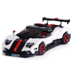 Sports Car Building Set 960 Pieces - White