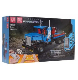 RC Truck Building Set 1064 Pieces Blue