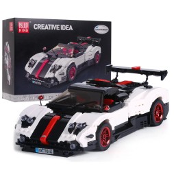 Sports Car Building Set 960 Pieces - White