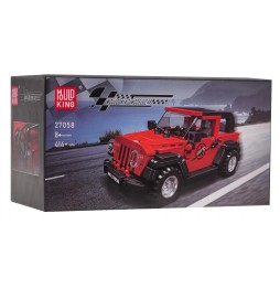 Red Toy Car Building Blocks Set 414 Pieces