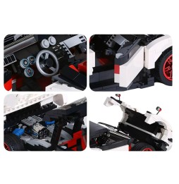 Sports Car Building Set 960 Pieces - White