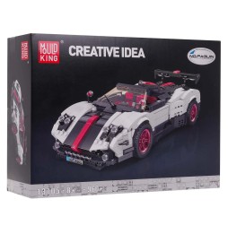 Sports Car Building Set 960 Pieces - White