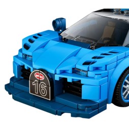 Sports Car Building Block Set 336pcs. Blue