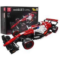 Set de blocuri Formula 1, 1185 piese, roșu