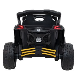 Vehicul ATV CAN-AM Maverick galben pentru copii