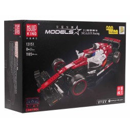 Set de blocuri Formula 1, 1185 piese, roșu