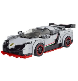 Sports Car Building Set 398 Pieces for Kids